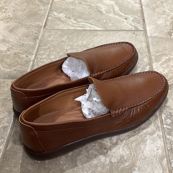 Johnston & Murphy Brannon-Venetian Loafer (Tan Leather) Slip On Shoe sz 12 M - Picture 9 of 12